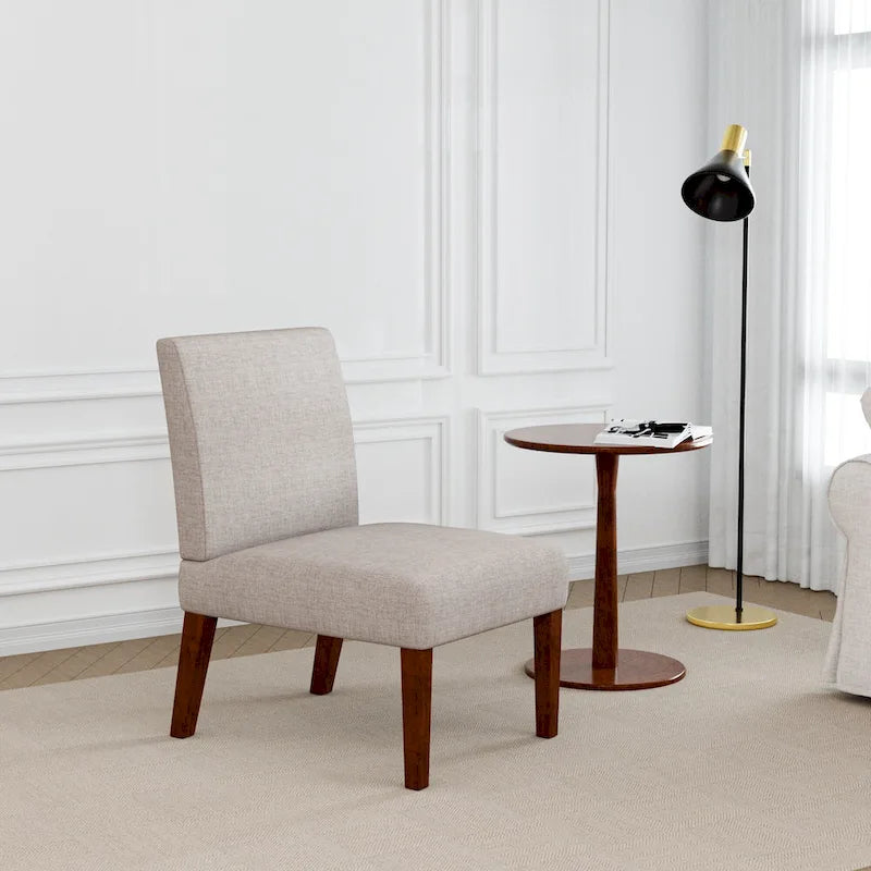 18.7 Chaises d'appoint avec table ronde (lot de 2)