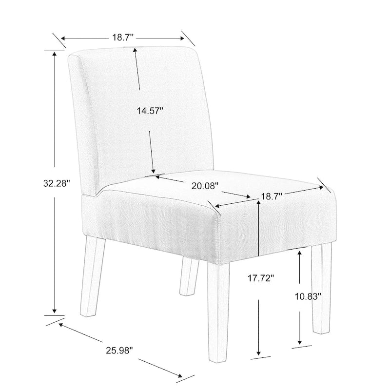 18.7 Chaises d'appoint avec table ronde (lot de 2)