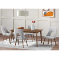 Ensemble de salle à manger Lifestorey Clover de style Mid-Century Modern