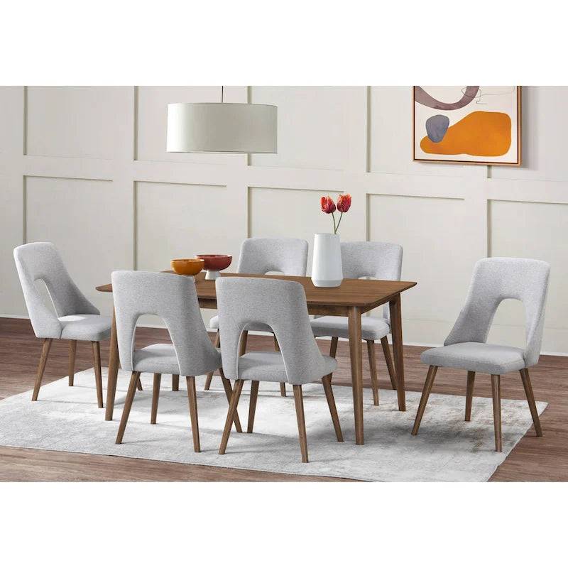 Ensemble de salle à manger Lifestorey Clover de style Mid-Century Modern