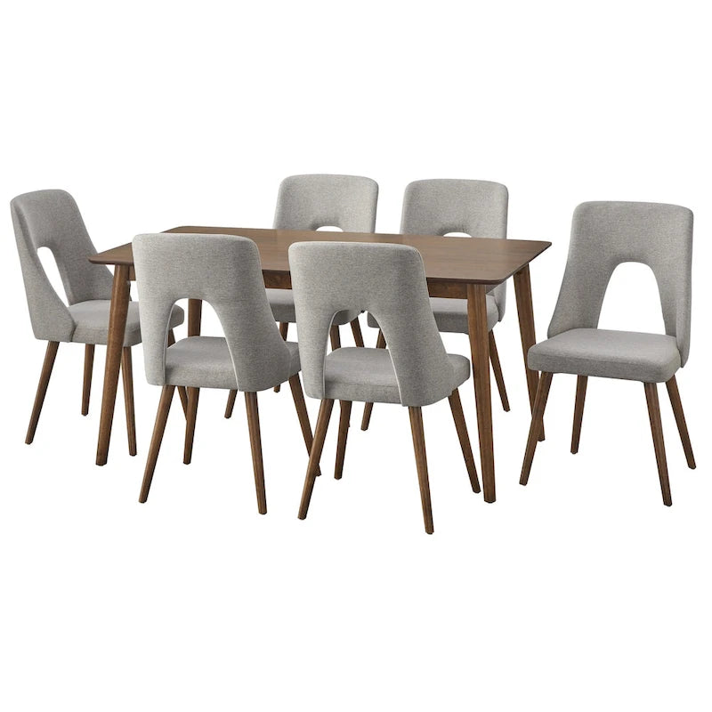 Ensemble de salle à manger Lifestorey Clover de style Mid-Century Modern