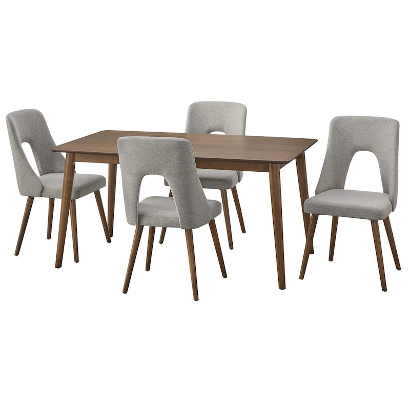 Ensemble de salle à manger Lifestorey Clover de style Mid-Century Modern
