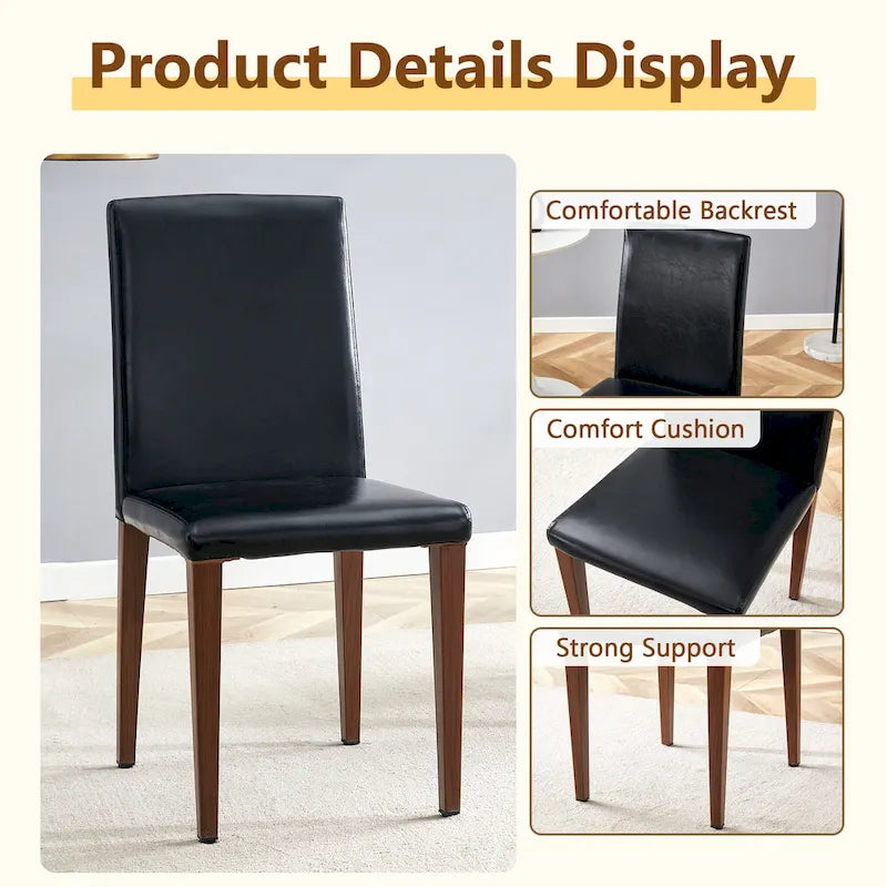 Ensemble de salle à manger moderne, table ronde avec rangement et chaises de salle à manger en tissu technique, facile à installer