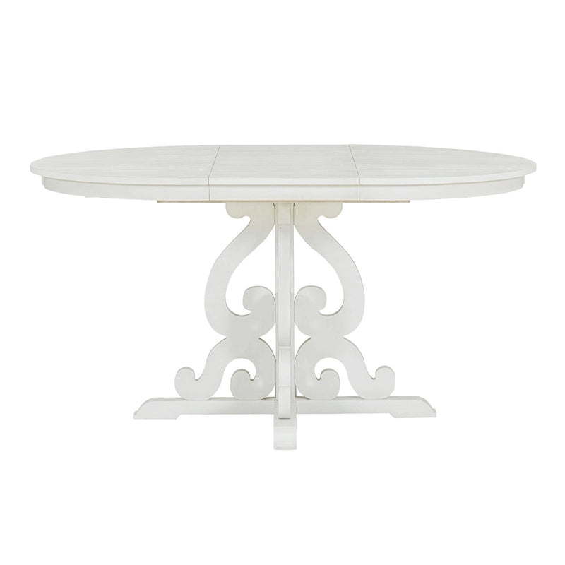 Ensemble de salle à manger fonctionnel rétro, table et chaises extensibles avec rallonges amovibles et pliables pour la salle à manger et la cuisine