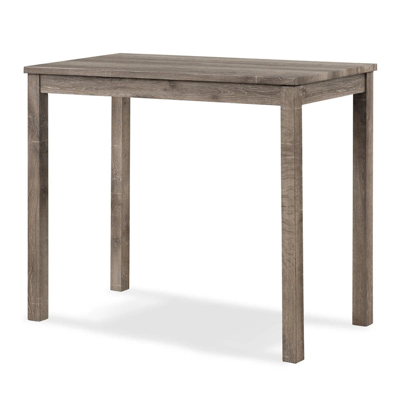 Ensemble de salle à manger 3 pièces à hauteur de comptoir, petite table de salle à manger et chaises d'appartement avec tabourets rembourrés capitonnés pour la cuisine