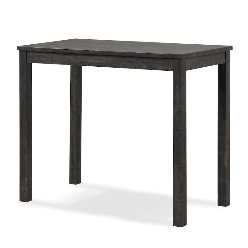 Ensemble de salle à manger 3 pièces à hauteur de comptoir, petite table de salle à manger et chaises d'appartement avec tabourets rembourrés capitonnés pour la cuisine