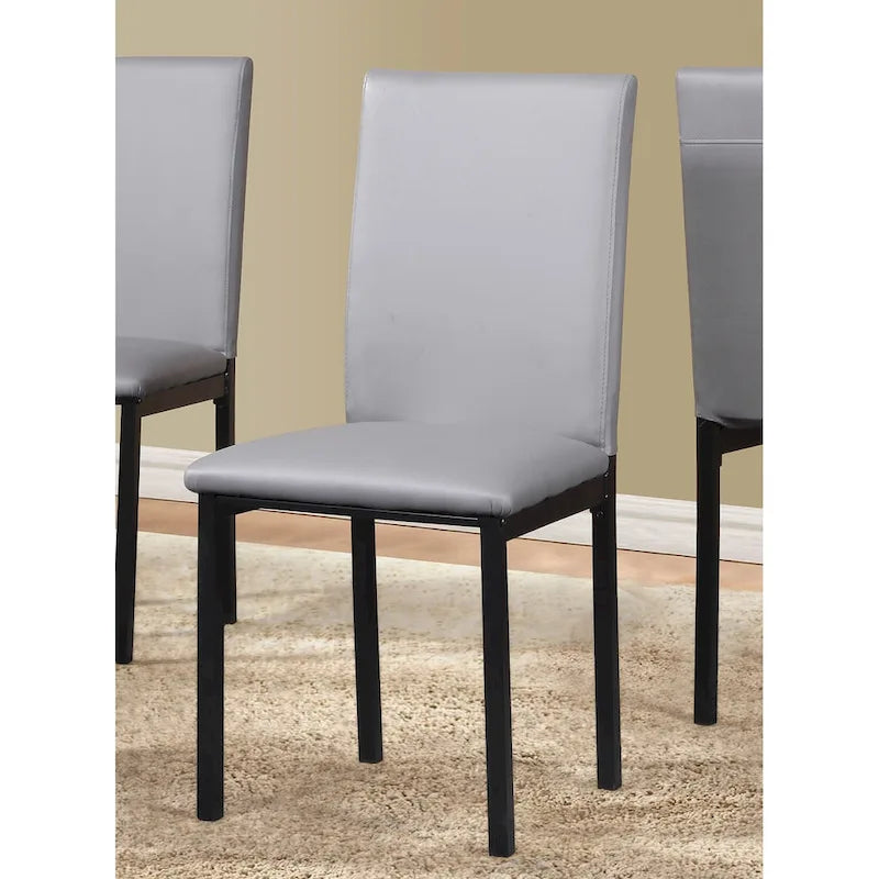 Ensemble table et 4 chaises de salle à manger, ensemble de meubles de salle à manger de cuisine avec table rectangulaire en faux marbre et 4 chaises