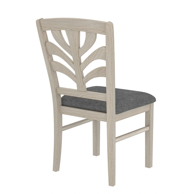 Ensemble de salle à manger VECELO 5/7 pièces comprenant une table de salle à manger ovale