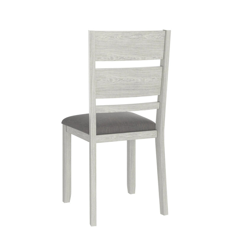 Ensemble table et 6 chaises de salle à manger VECELO 7 pièces, table rectangulaire extensible en bois massif épaissi et 6 chaises de salle à manger en bois massif