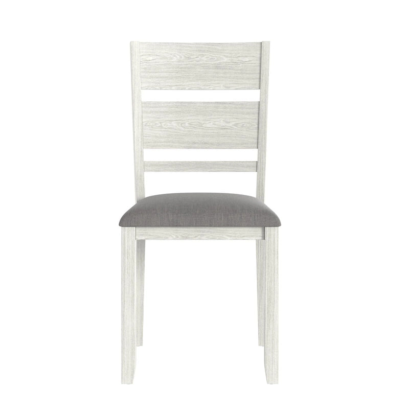 Ensemble table et 6 chaises de salle à manger VECELO 7 pièces, table rectangulaire extensible en bois massif épaissi et 6 chaises de salle à manger en bois massif