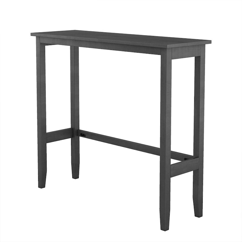 Ensemble table et chaises de salle à manger 3 pièces, petite table et chaises de hauteur comptoir avec coin petit-déjeuner de cuisine et 2 chaises