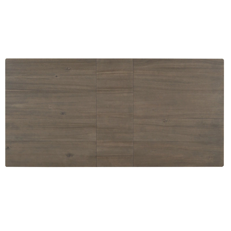 Ensemble de meubles en bois 7 pièces, ensemble de table de cuisine extensible avec rallonge et 2 tiroirs, 6 chaises de salle à manger rembourrées
