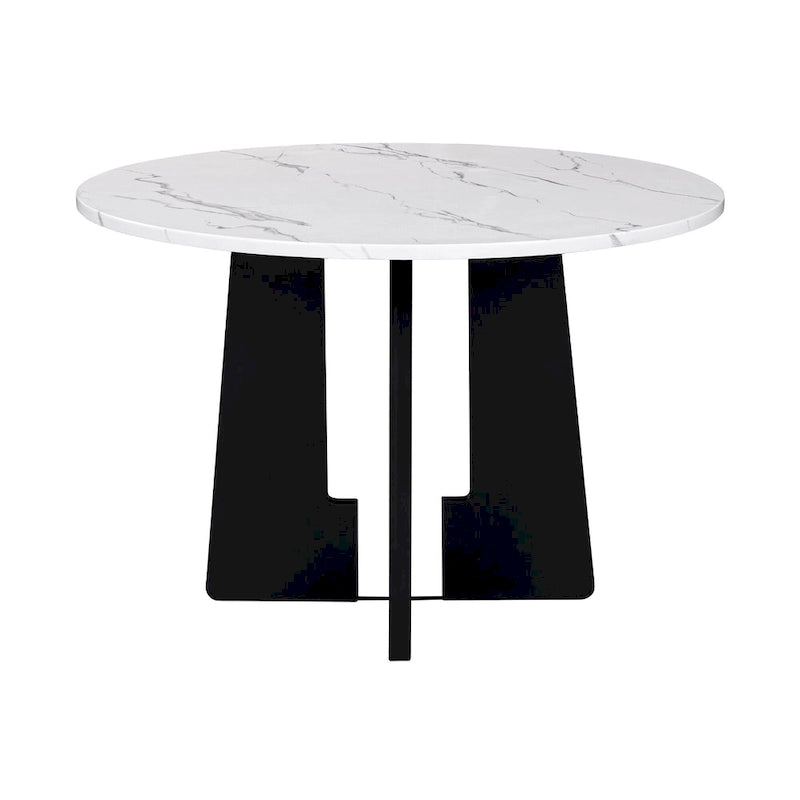 Ensemble table et 4 chaises de cuisine, ensemble table à manger ronde 4 personnes, 4 chaises rembourrées avec pieds en bois d'hévéa