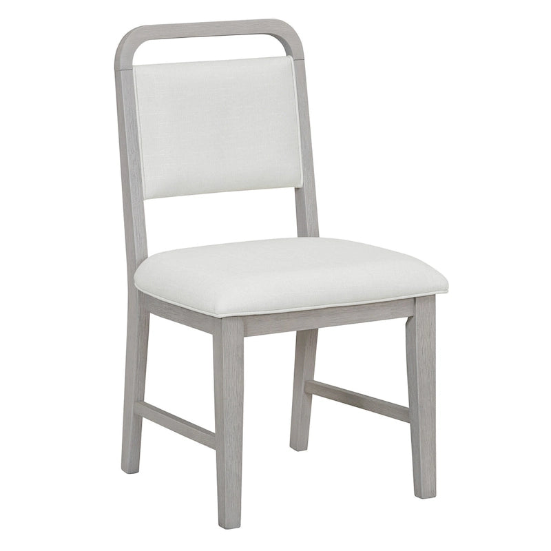 Ensemble table et 4 chaises de salle à manger 5 pièces, ensemble de salle à manger de cuisine en bois avec table à manger ronde et 4 chaises rembourrées