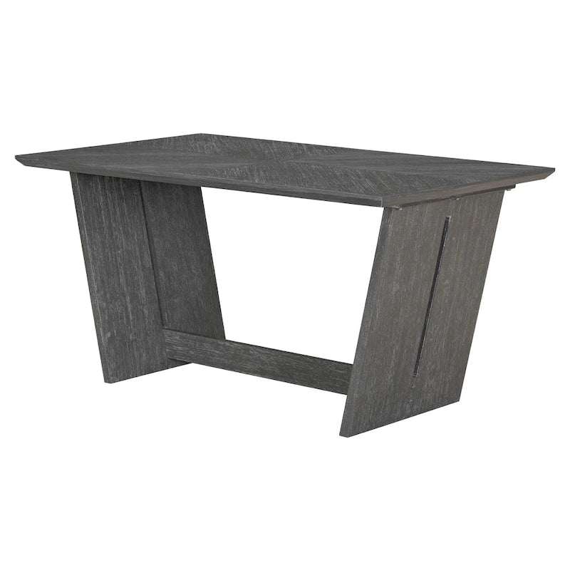 Ensemble de salle à manger 6 pièces, table de cuisine et chaises en bois avec table rectangulaire, 4 chaises rembourrées et 1 banc