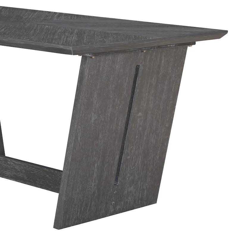 Ensemble de salle à manger 6 pièces, table de cuisine et chaises en bois avec table rectangulaire, 4 chaises rembourrées et 1 banc