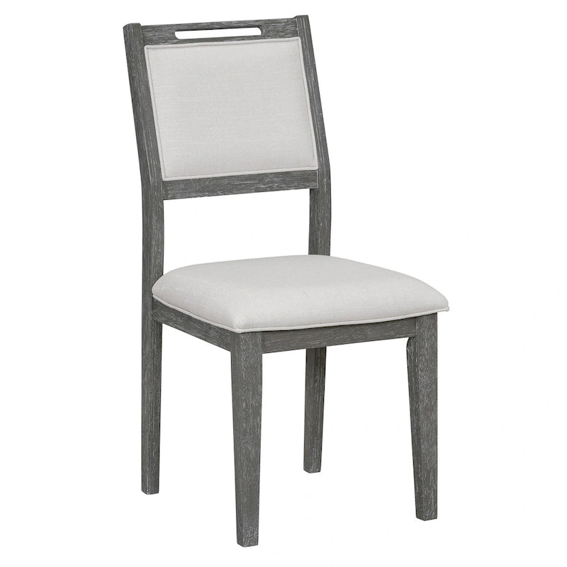 Ensemble de salle à manger 6 pièces, table de cuisine et chaises en bois avec table rectangulaire, 4 chaises rembourrées et 1 banc