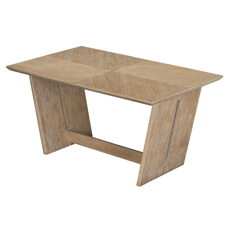 Ensemble de salle à manger 6 pièces, table de cuisine et chaises en bois avec table rectangulaire, 4 chaises rembourrées et 1 banc