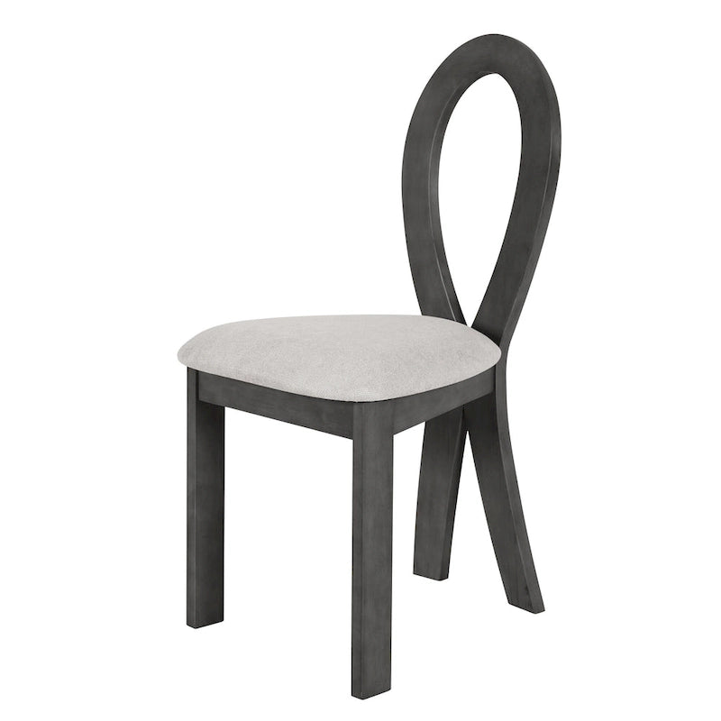 Ensemble de salle à manger 7 pièces pour 6 personnes, ensemble de table de cuisine polyvalent avec table à tréteaux et 6 chaises rembourrées