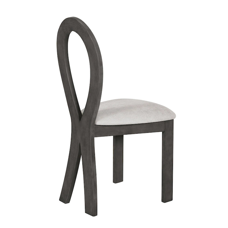Ensemble de salle à manger 7 pièces pour 6 personnes, ensemble de table de cuisine polyvalent avec table à tréteaux et 6 chaises rembourrées