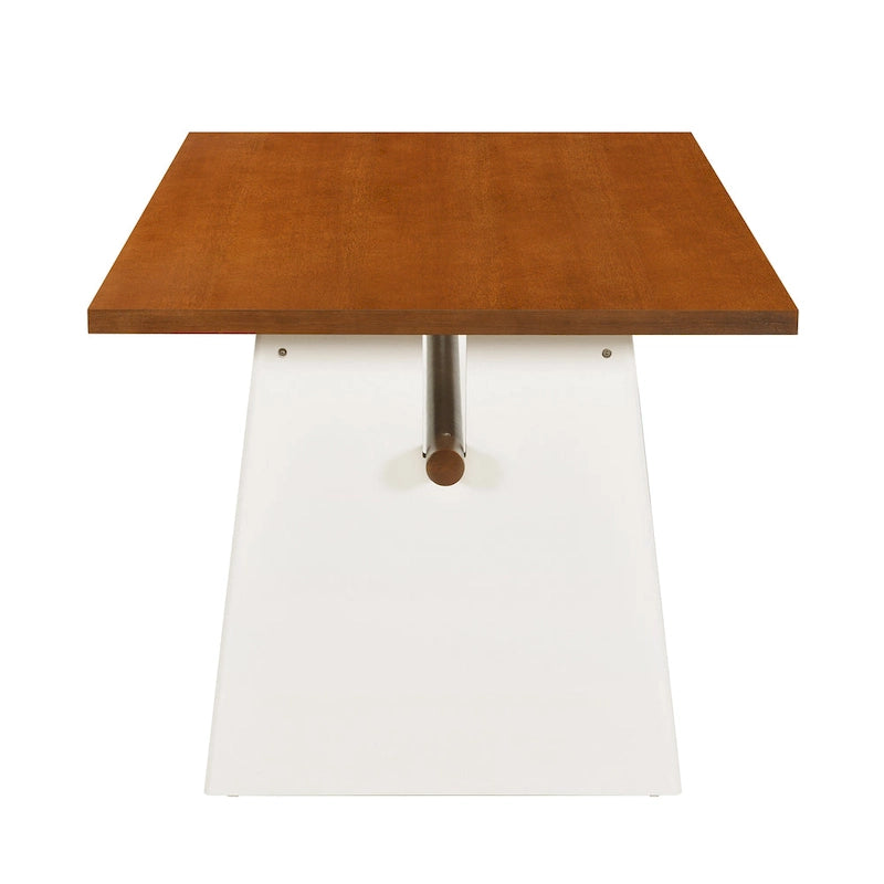 Ensemble de salle à manger 7 pièces pour 6 personnes, ensemble de table de cuisine polyvalent avec table à tréteaux et 6 chaises rembourrées