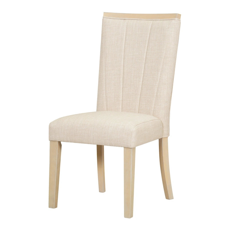 Ensemble de salle à manger contemporain 6 pièces avec table sur pied et 4 chaises