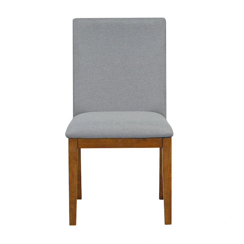 Ensemble de salle à manger rustique 7 pièces avec table extensible et 6 chaises