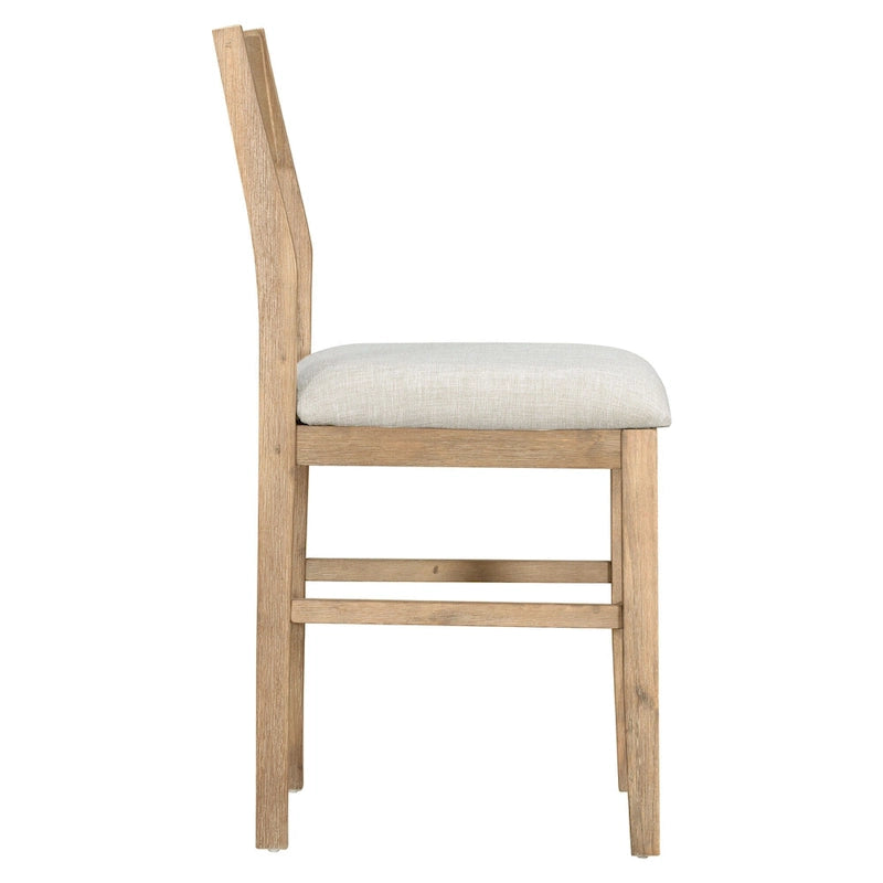 Ensemble de salle à manger 5 pièces de hauteur comptoir Marron Ferme avec 4 chaises