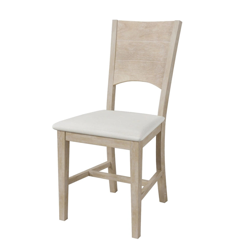 Ensemble de salle à manger 6 pièces en bois avec table rectangulaire et 4 chaises