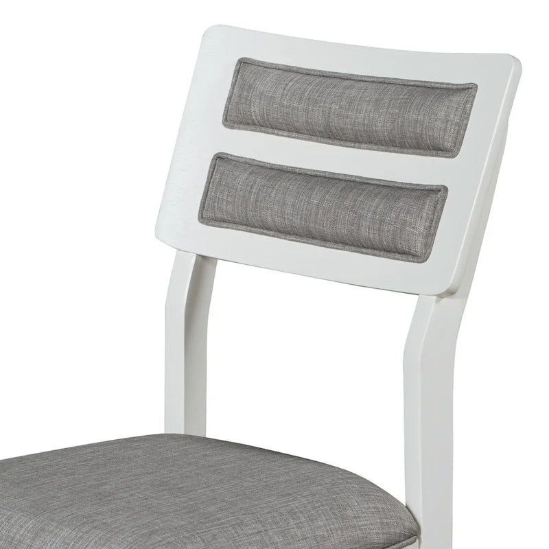 Ensemble de salle à manger 6 pièces en bois avec 4 chaises et un banc
