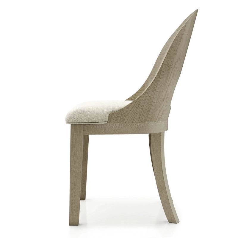 Ensemble de salle à manger rond moderne 5 pièces en bois massif Piez de Furniture of America