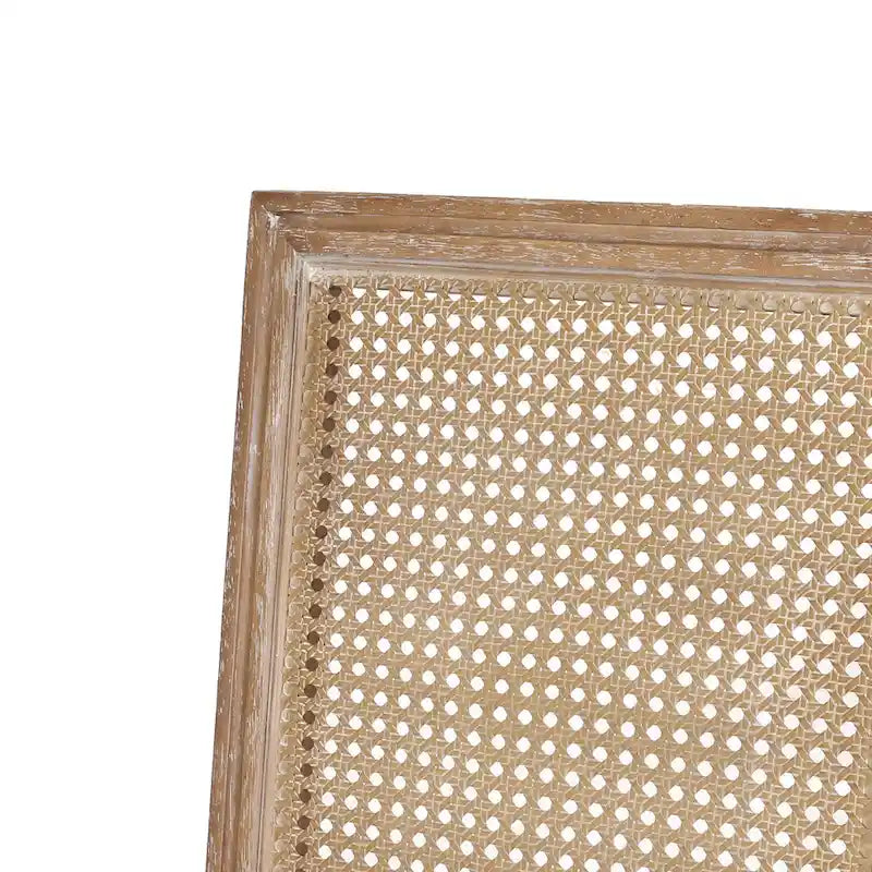 Ensemble de salle à manger extensible 7 pièces Regan Wood et Cane Upholstered de Christopher Knight Home