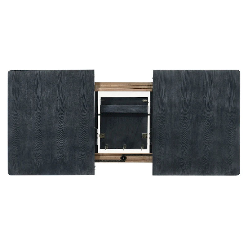 Ensemble de salle à manger extensible 7 pièces Regan Wood et Cane Upholstered de Christopher Knight Home