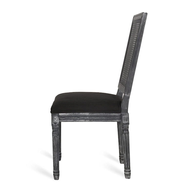 Ensemble de salle à manger extensible 7 pièces Regan Wood et Cane Upholstered de Christopher Knight Home
