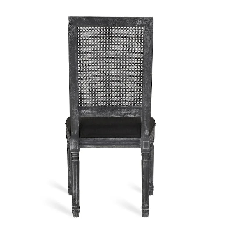 Ensemble de salle à manger extensible 7 pièces Regan Wood et Cane Upholstered de Christopher Knight Home