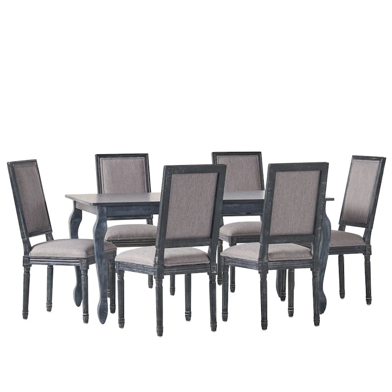 Ensemble de salle à manger extensible 7 pièces Regan rembourré par Christopher Knight Home