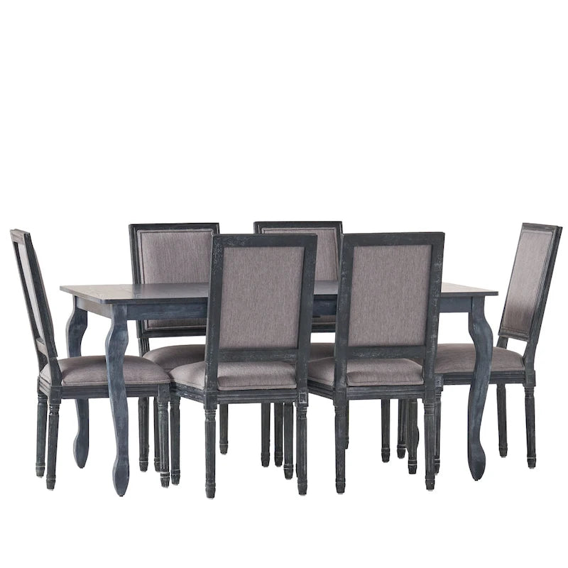 Ensemble de salle à manger extensible 7 pièces Regan rembourré par Christopher Knight Home