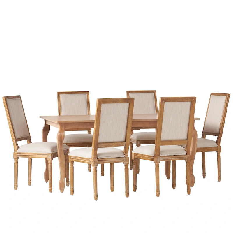 Ensemble de salle à manger extensible 7 pièces Regan rembourré par Christopher Knight Home