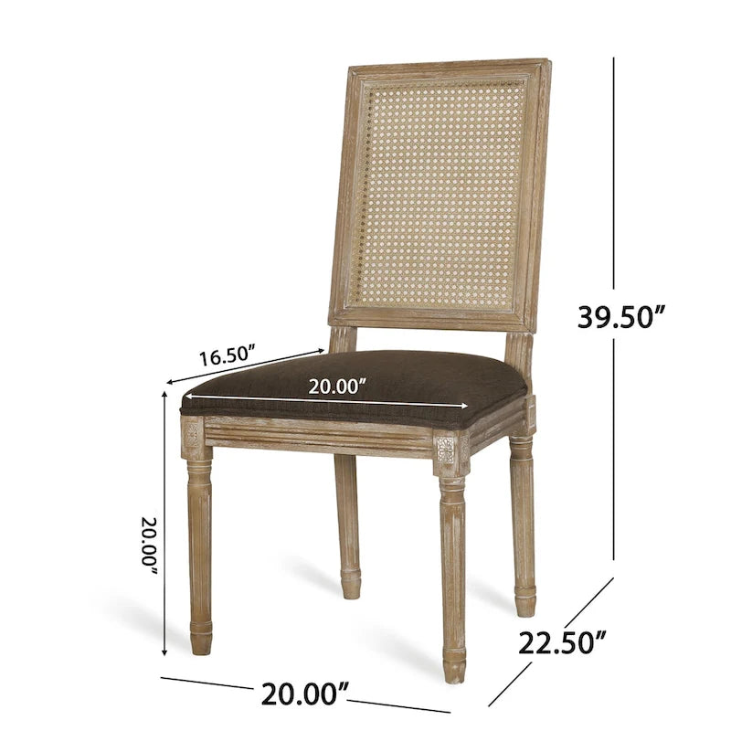 Ensemble de salle à manger circulaire 5 pièces Remuda en bois et rotin rembourré par Christopher Knight Home