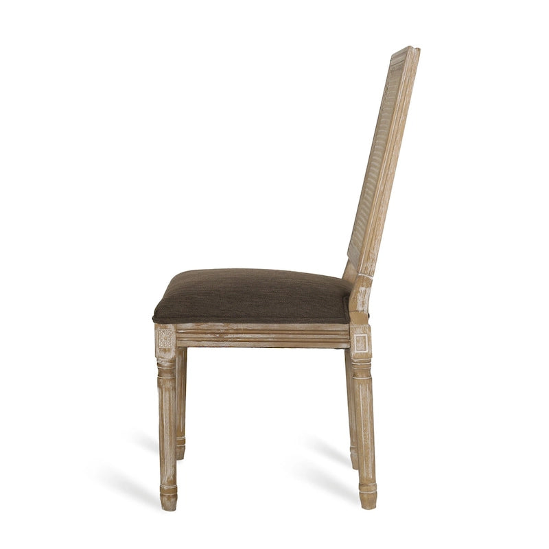 Ensemble de salle à manger circulaire 5 pièces Remuda en bois et rotin rembourré par Christopher Knight Home