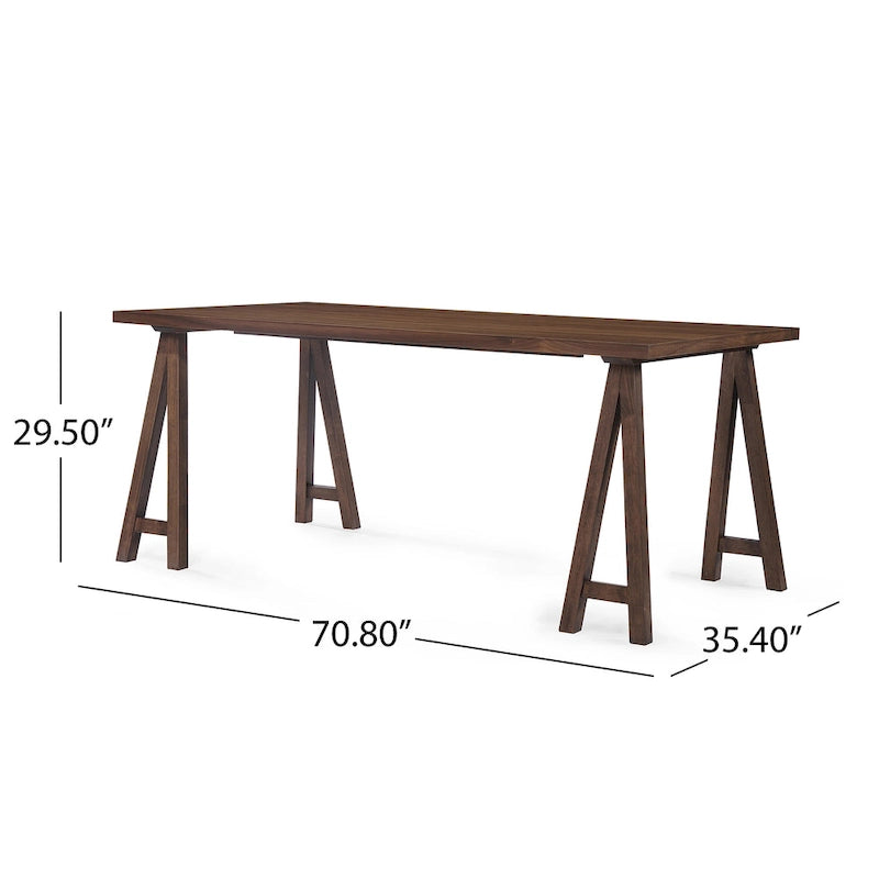 Ensemble de salle à manger 7 pièces Anise Mid-Century Modern avec table à pieds en A par Christopher Knight Home
