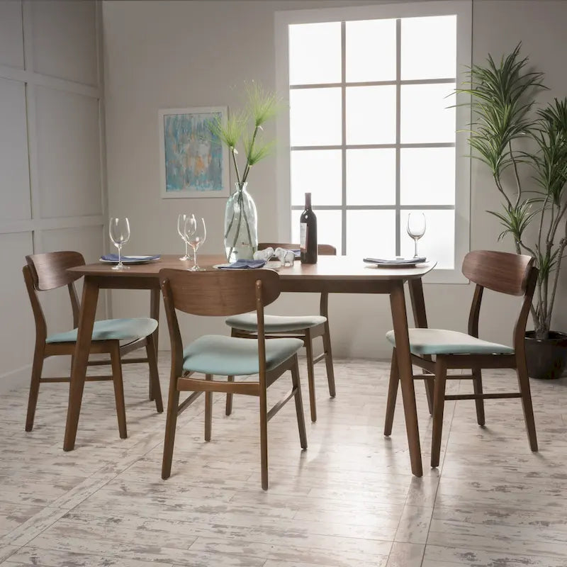 Ensemble de salle à manger 5 pièces Dimick Mid-Century Modern par Christopher Knight Home
