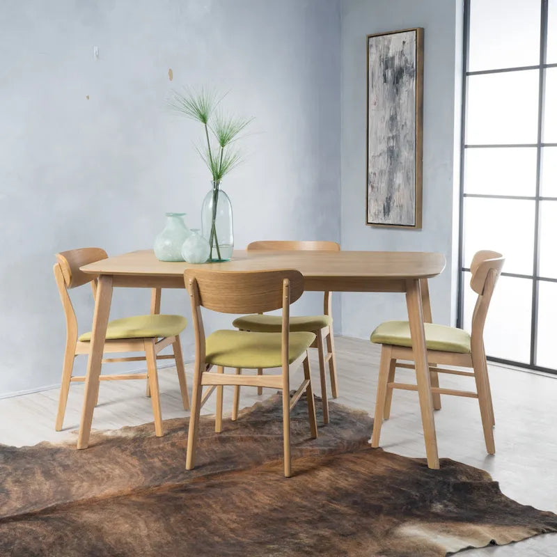 Ensemble de salle à manger 5 pièces Dimick Mid-Century Modern par Christopher Knight Home