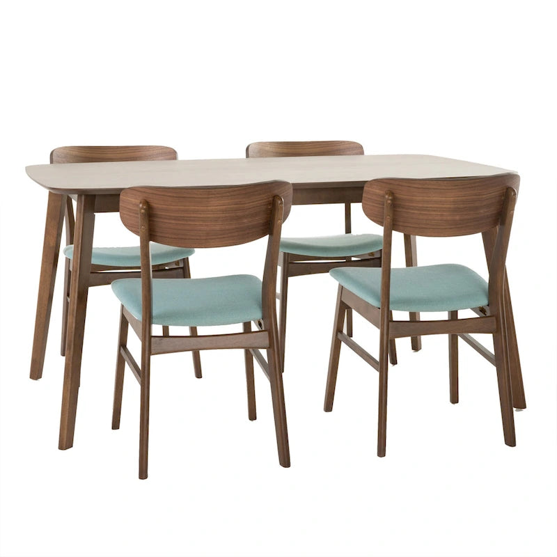 Ensemble de salle à manger 5 pièces Dimick Mid-Century Modern par Christopher Knight Home