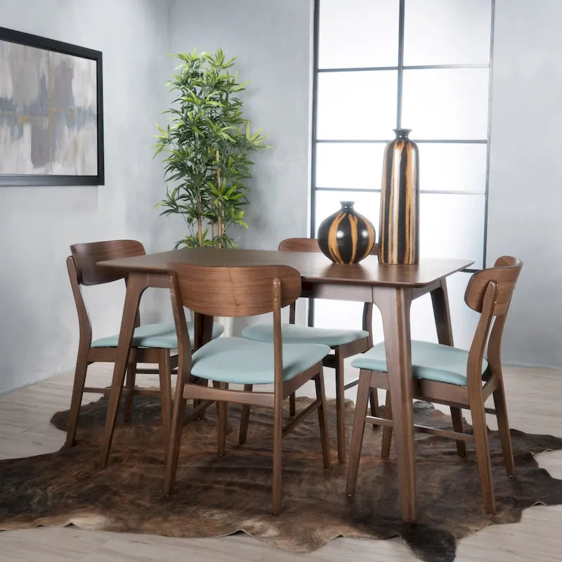 Ensemble de salle à manger 5 pièces Iriat Mid-century par Christopher Knight Home