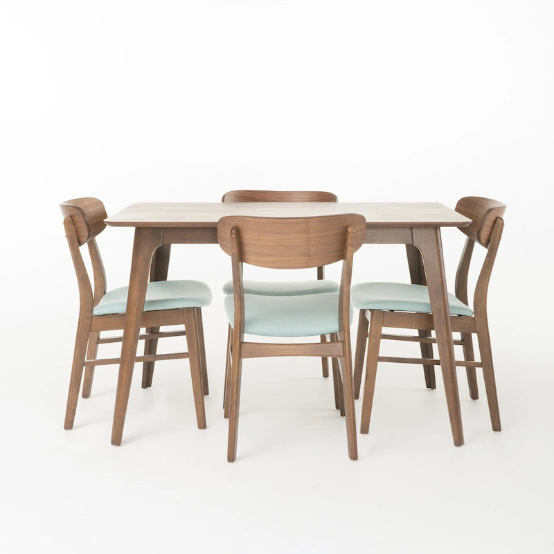 Ensemble de salle à manger 5 pièces Iriat Mid-century par Christopher Knight Home
