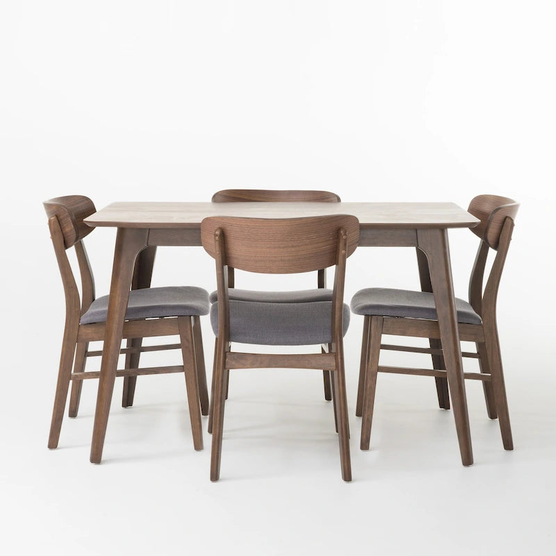 Ensemble de salle à manger 5 pièces Iriat Mid-century par Christopher Knight Home