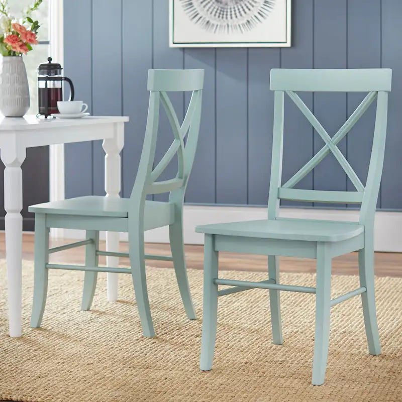 Ensemble de salle à manger 7 pièces Albury Cross Back Simple Living