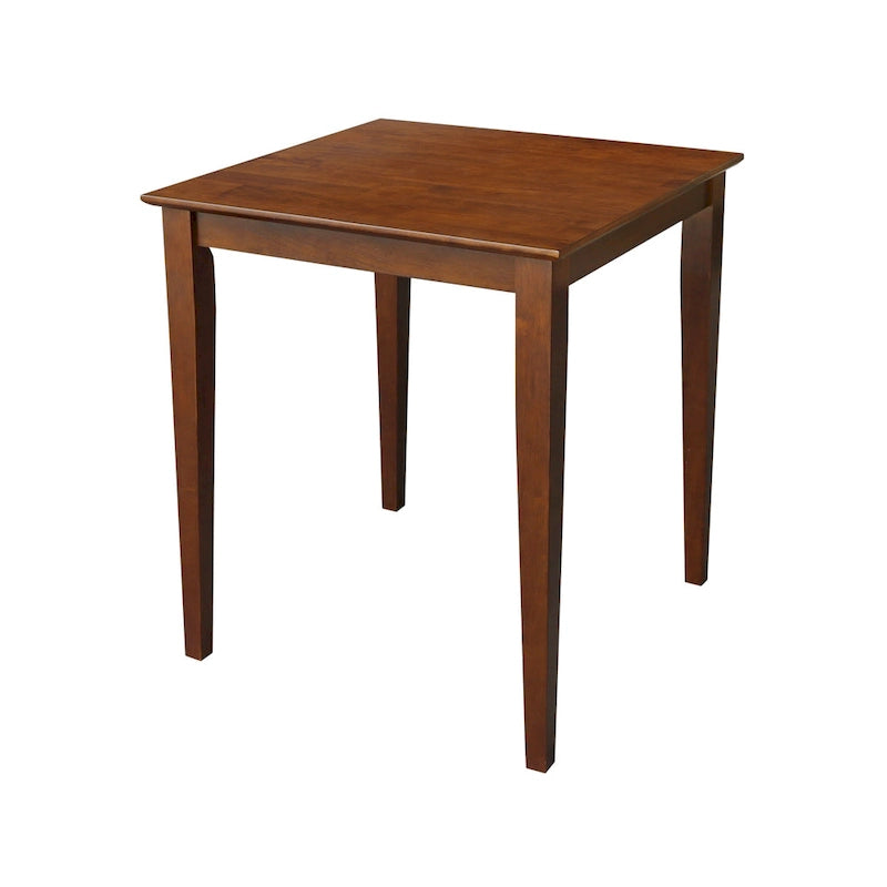 Table à hauteur de comptoir 30 x 30 avec 2 tabourets - Ensemble 3 pièces