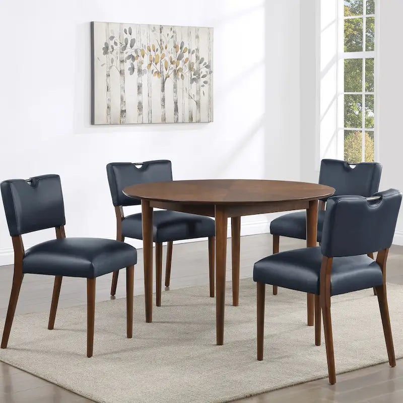 Ensemble de salle à manger rond 5 pièces Belinda 47 pouces par Greyson Living
